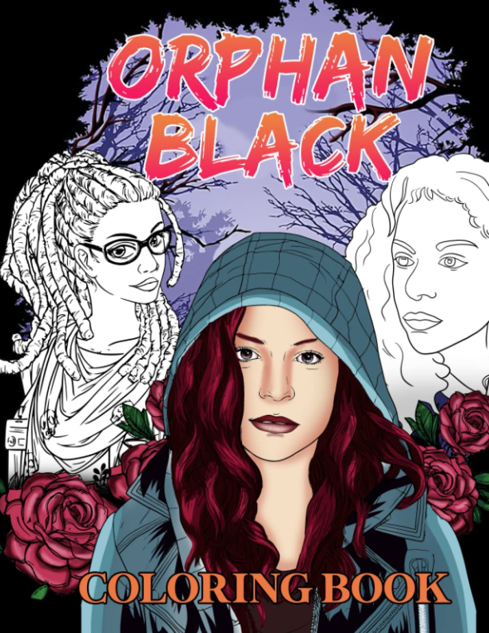 Orphăn Blăck coloring book: Orphăn Blăck Excellent Adult Coloring Books For Men And Women Unique Colouring Pages