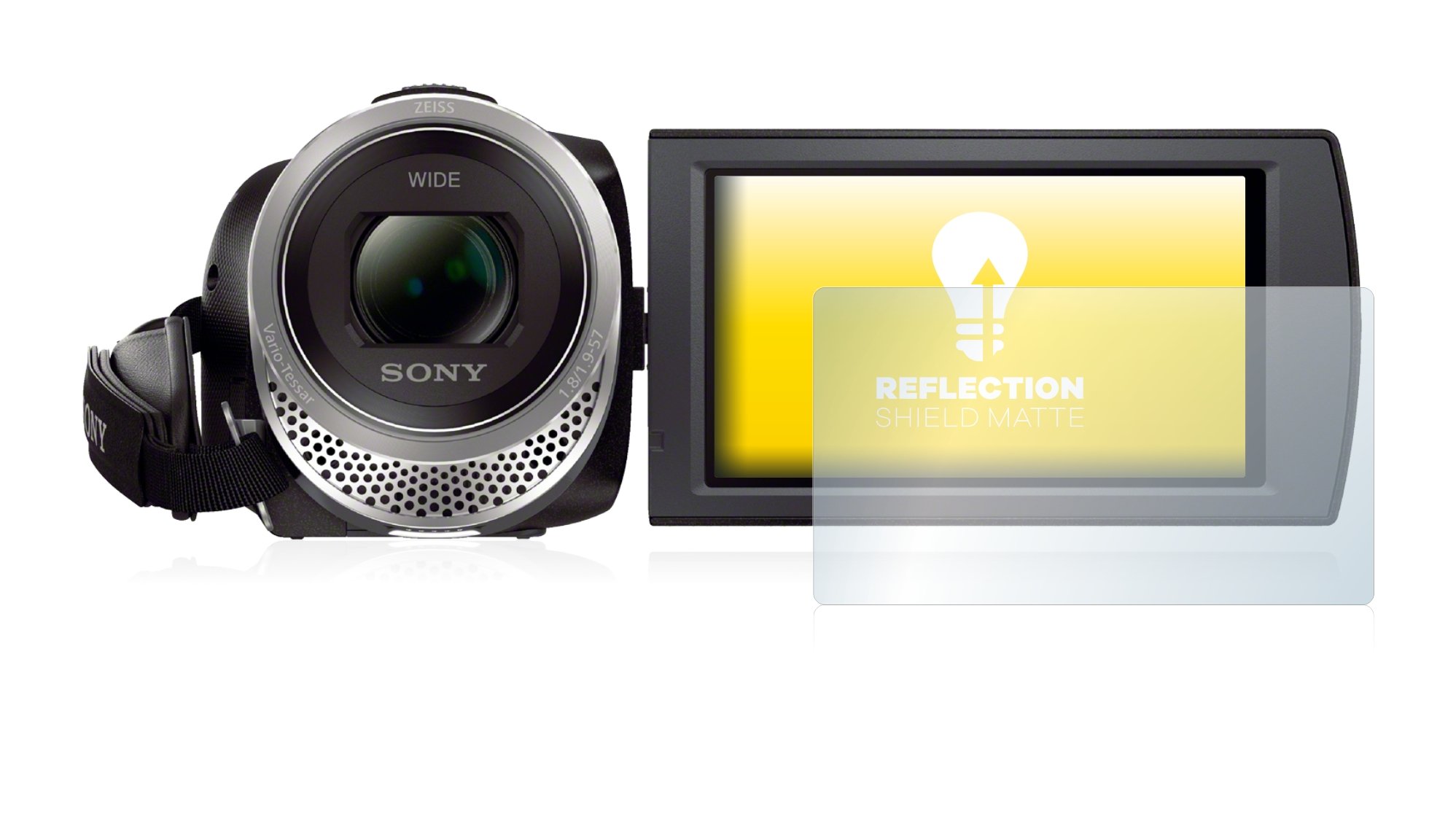 upscreen Pellicola Protettiva Opaca per Sony FDR-AX53 Protezione Proteggi Schermo – Antiriflesso, Anti-Impronte