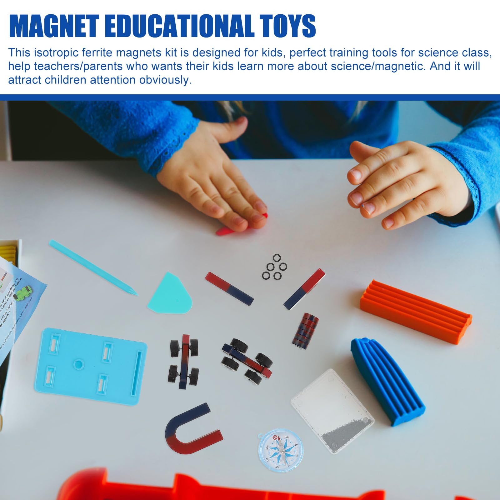 Kit Científico de Magnetismo, 1 Juego de Plástico