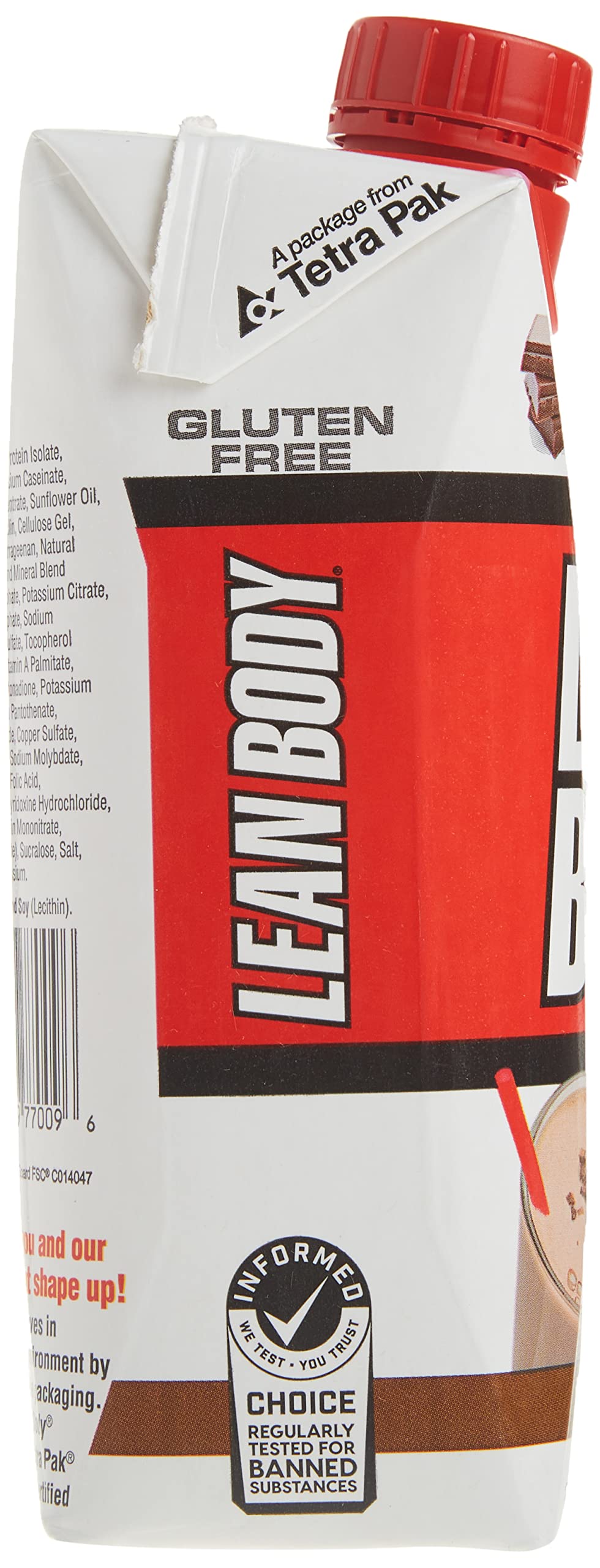 Lean Body ReadytoDrink Chocolate Protein Shake, 40g Protein, Whey