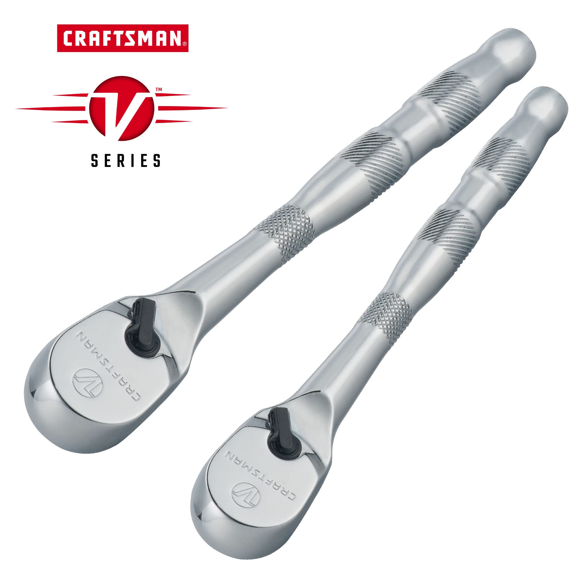 CRAFTSMAN V-SERIES Ratchet, 3/8 & 1/2 Inch Drive, 2 Pack (CMMT86503V)