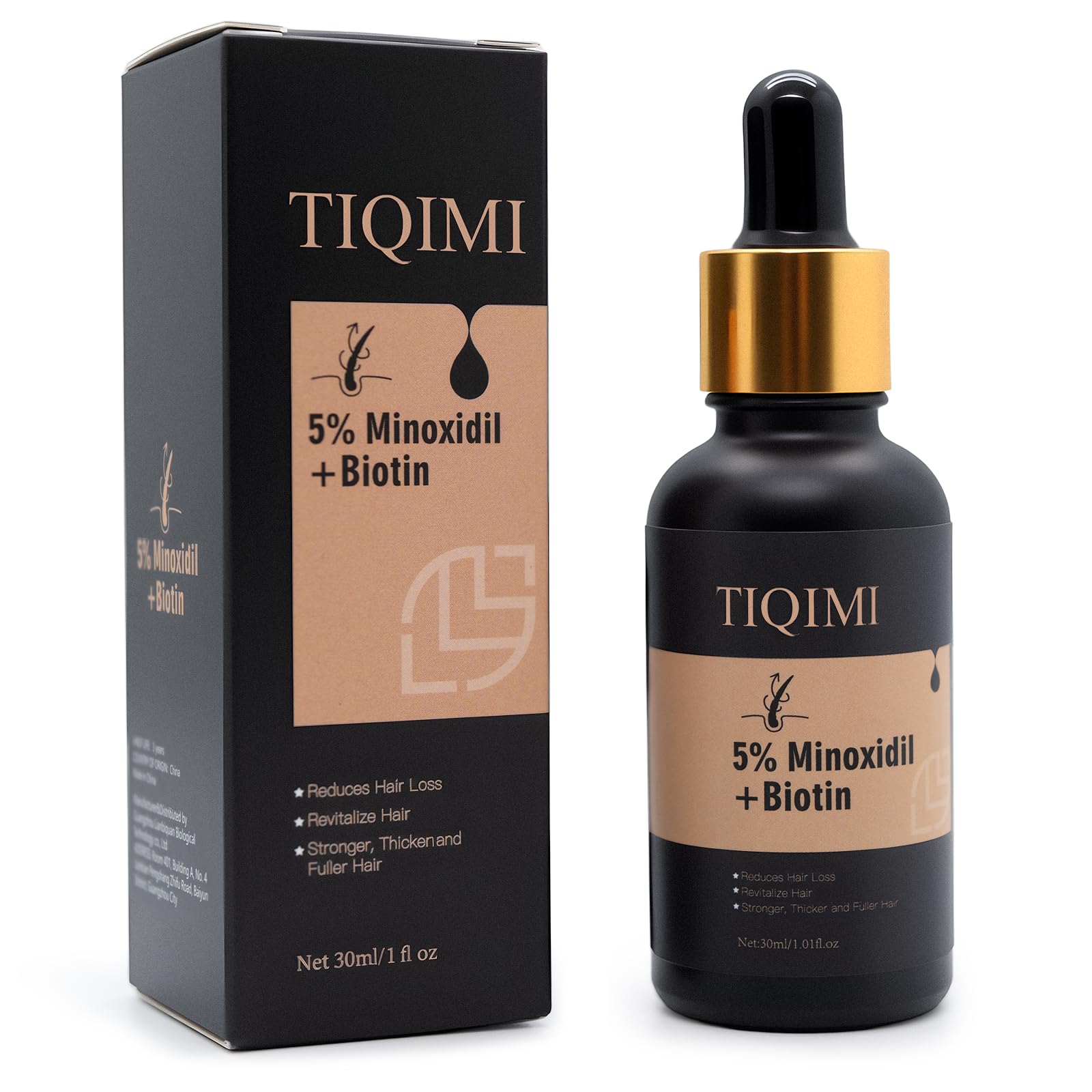 5 Minoxidil Hair Regrowth Treatment for Women Men - Clinically Proven Foam with Biotin Rosemary Oil for Thicker