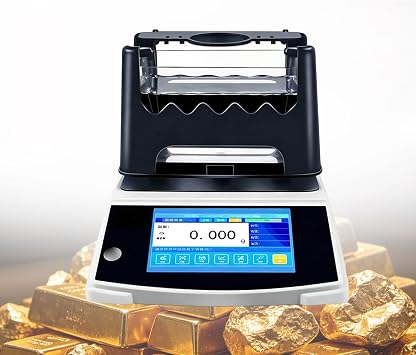 Digital Solid Density Meter Electronic Solids Densimeter for Metal/Rubber 1200g