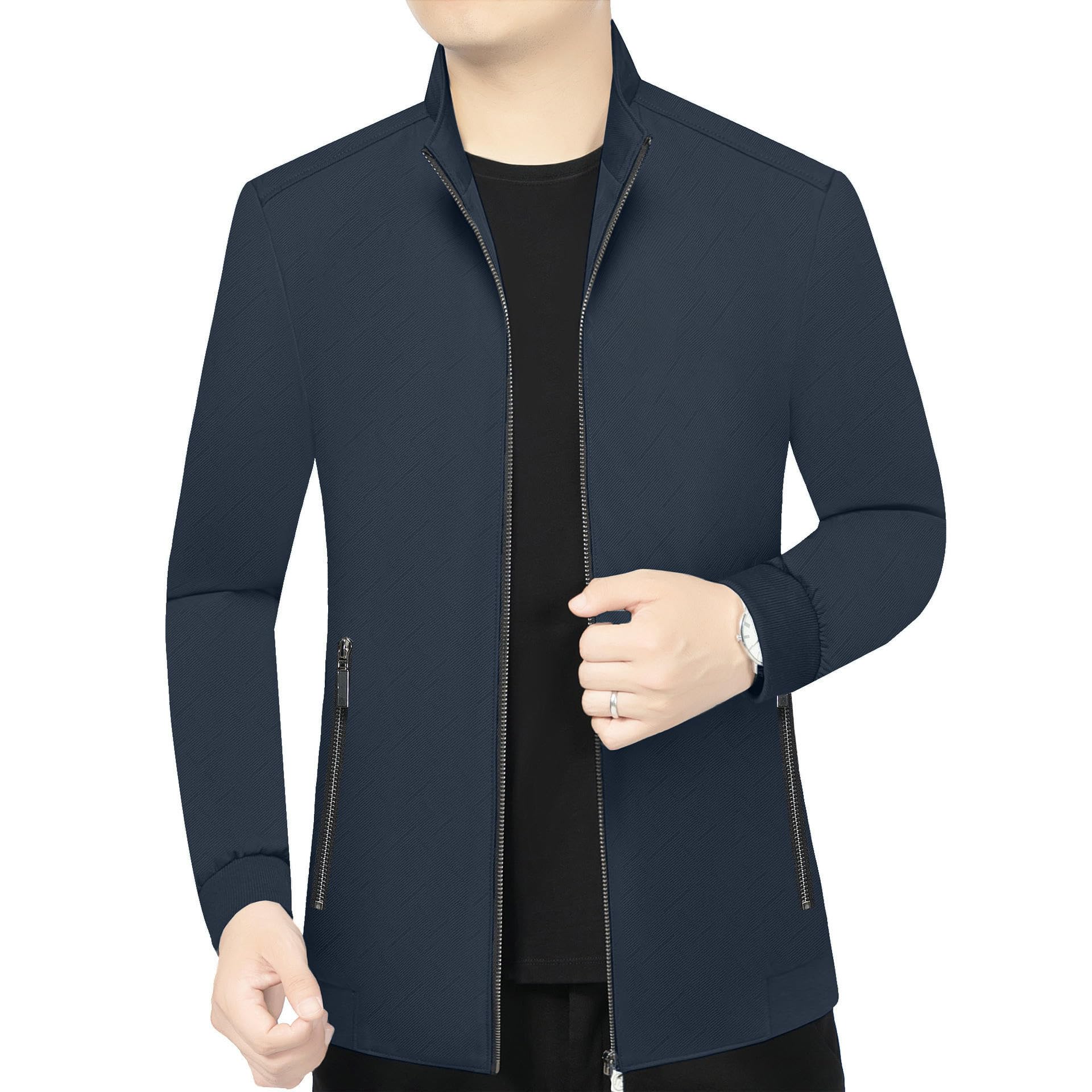 Giacca da uomo primavera colletto alto versatile casual business giacca