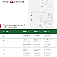 Vista 6 de DANISH ENDURANCE Chaqueta de forro polar para hombre, térmica, cremallera completa, transpirable
