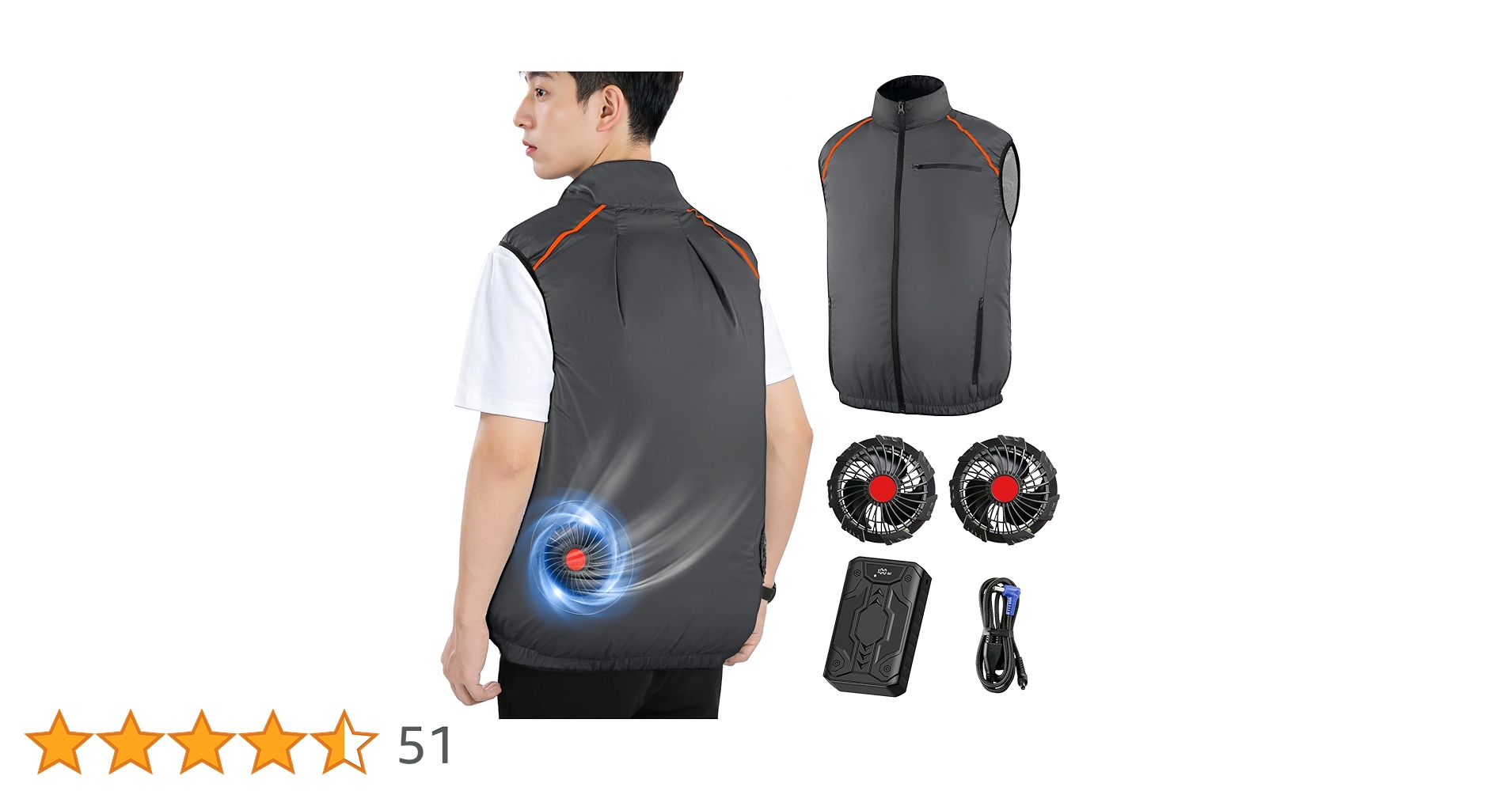 空調付きベスト 空調服 ベスト XE98011 オレンジ SS~5L 【掲載中止】 | 業務用