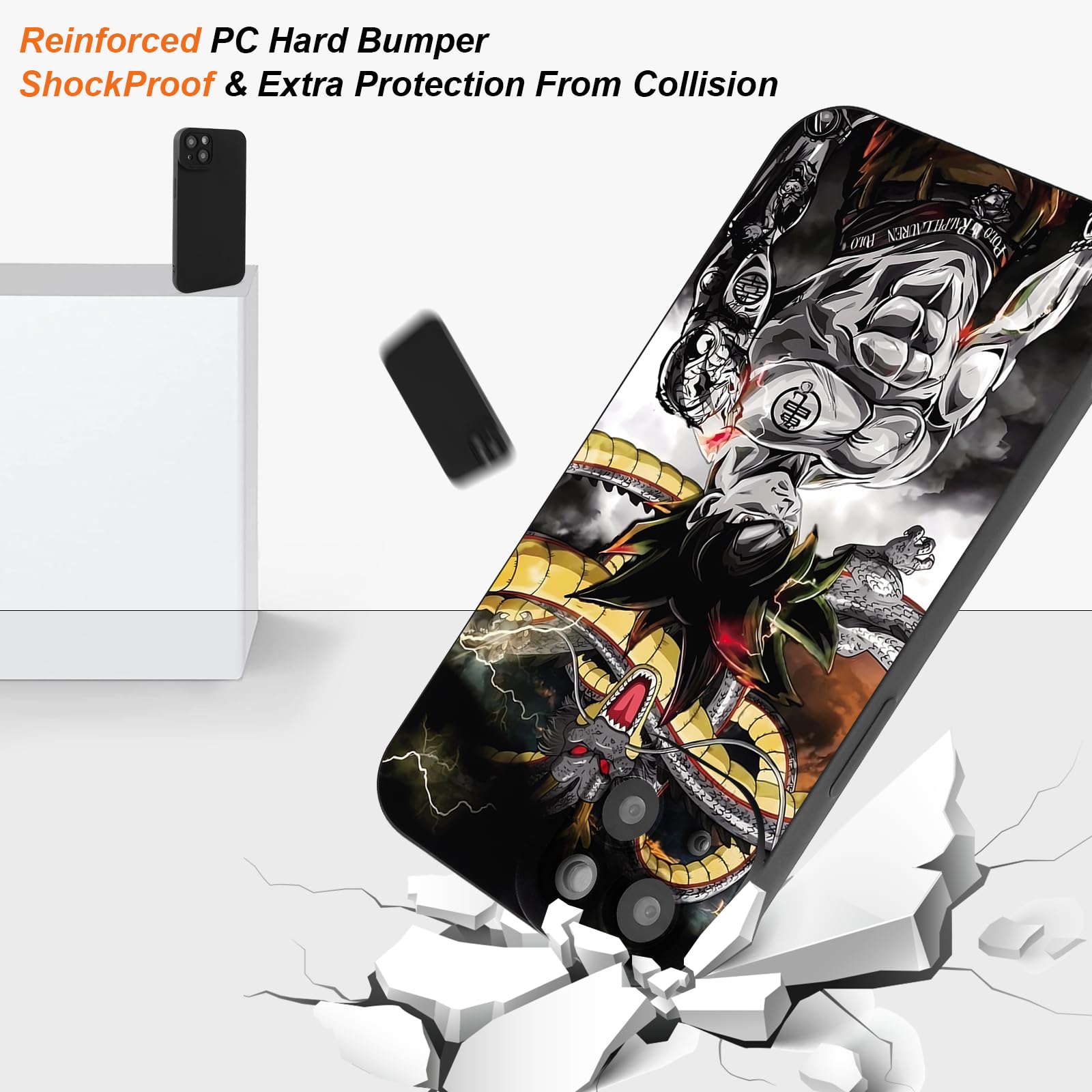 2 Custodie Anime Per Xiaomi Redmi Note 8T - Dragonball Z Goku, Cover In TPU Silicone Antiurto, Disegno Manga Kawaii - 2