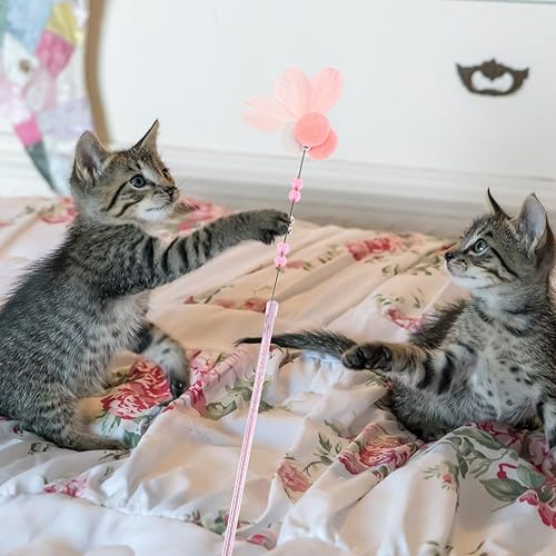 Miniatura 4 de POPETPOP Juguetes para gatos de 3 piezas, juguetes para mascotas, juguetes para gatos, juguetes para gatos en movimiento, juguetes para gatos de