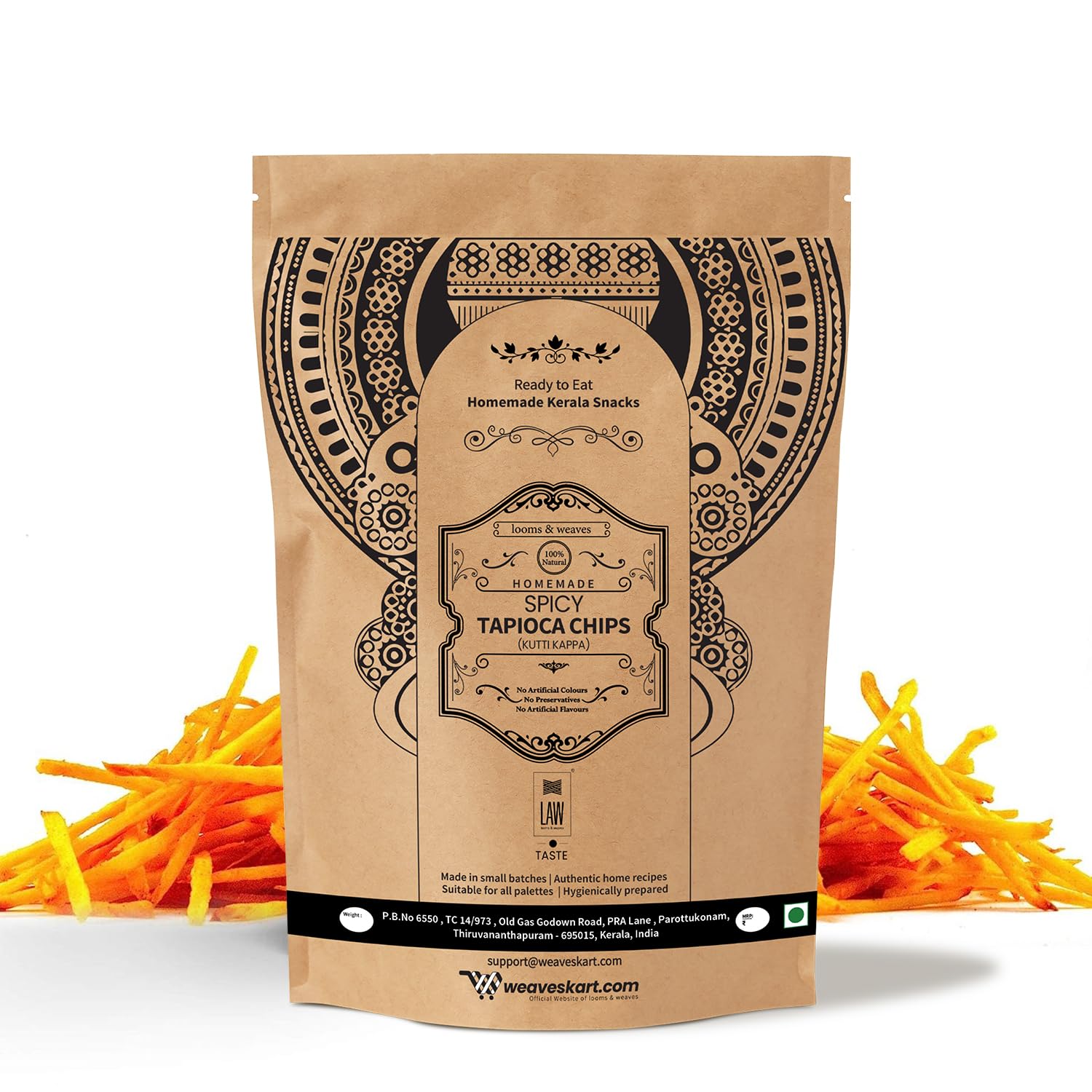 See full amazon price history chart for looms & weaves - Ready to eat Kerala Snacks Tapioca Chips Spicy - 250 gm looms & weaves - Ready to eat Kerala Snacks Tapioca Chips Spicy - 250 gm (B01N0TFDEL) Amazon Price History, Amazon Price Tracker
