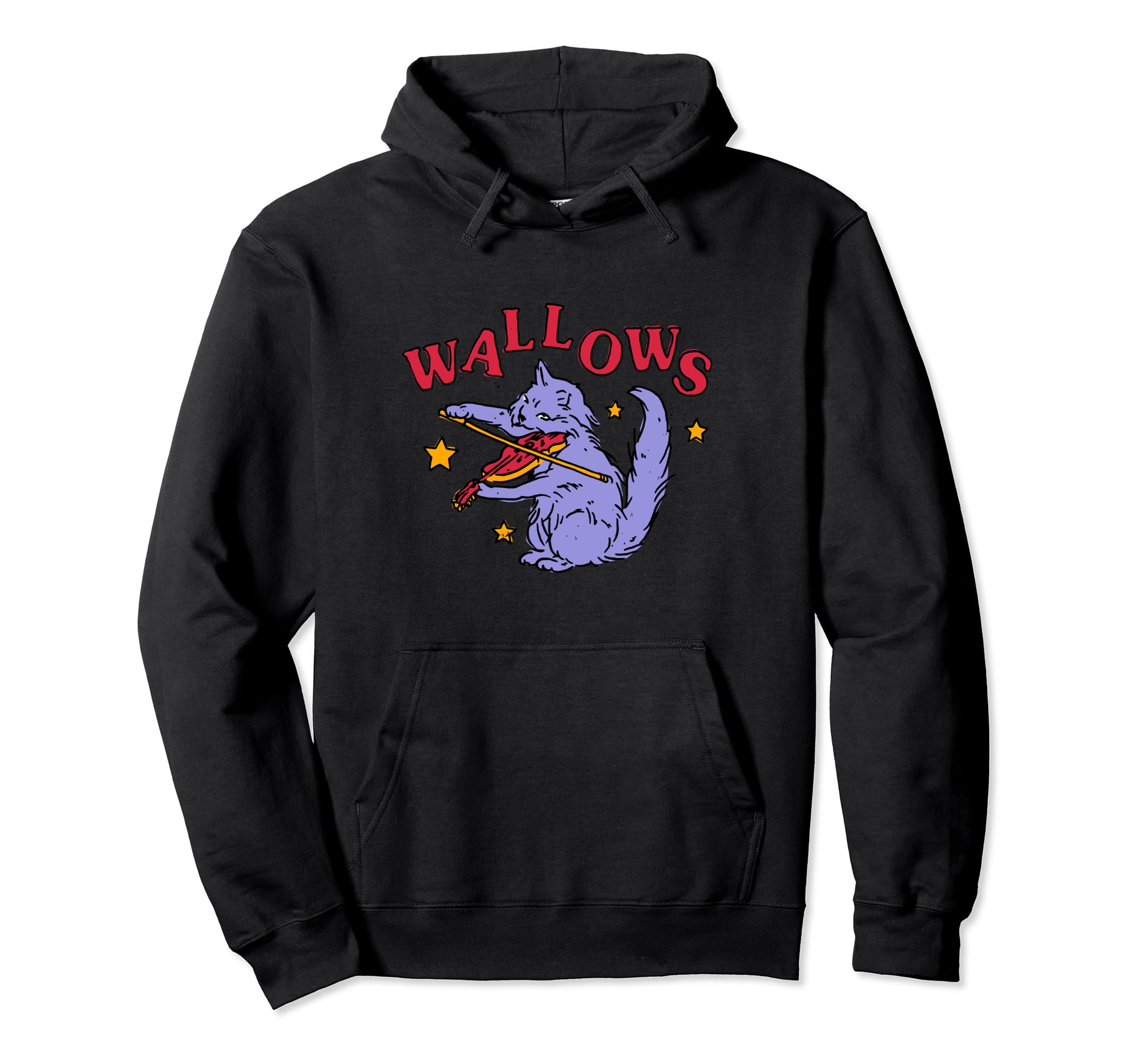 Wallows Cat Fiddle Pullover Hoodie Pullover Hoodie