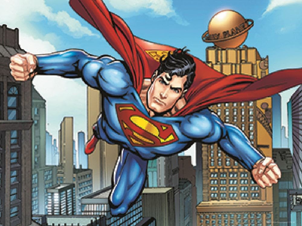 PRIME 3D | DC Comics - Superman | 3D Lenticular Jigsaw Puzzle | 61cm x 46cm - 500 pcs | Games & Puzzles | Ages 6+