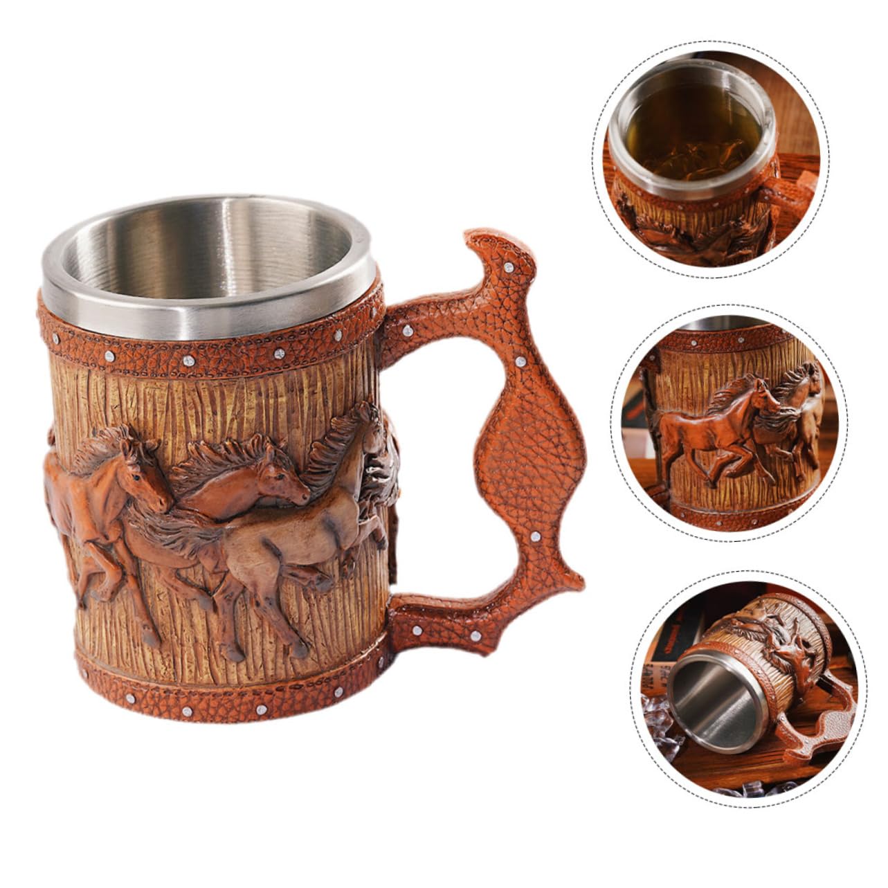 ABOOFAN 2 Stück Bierkrug Zum Mitnehmen Getränke Kaffeebecher Tasse Cappuccino Becher Mit Deckel Neuartige Whisky Becher Bierbecher Tassen Und Becher