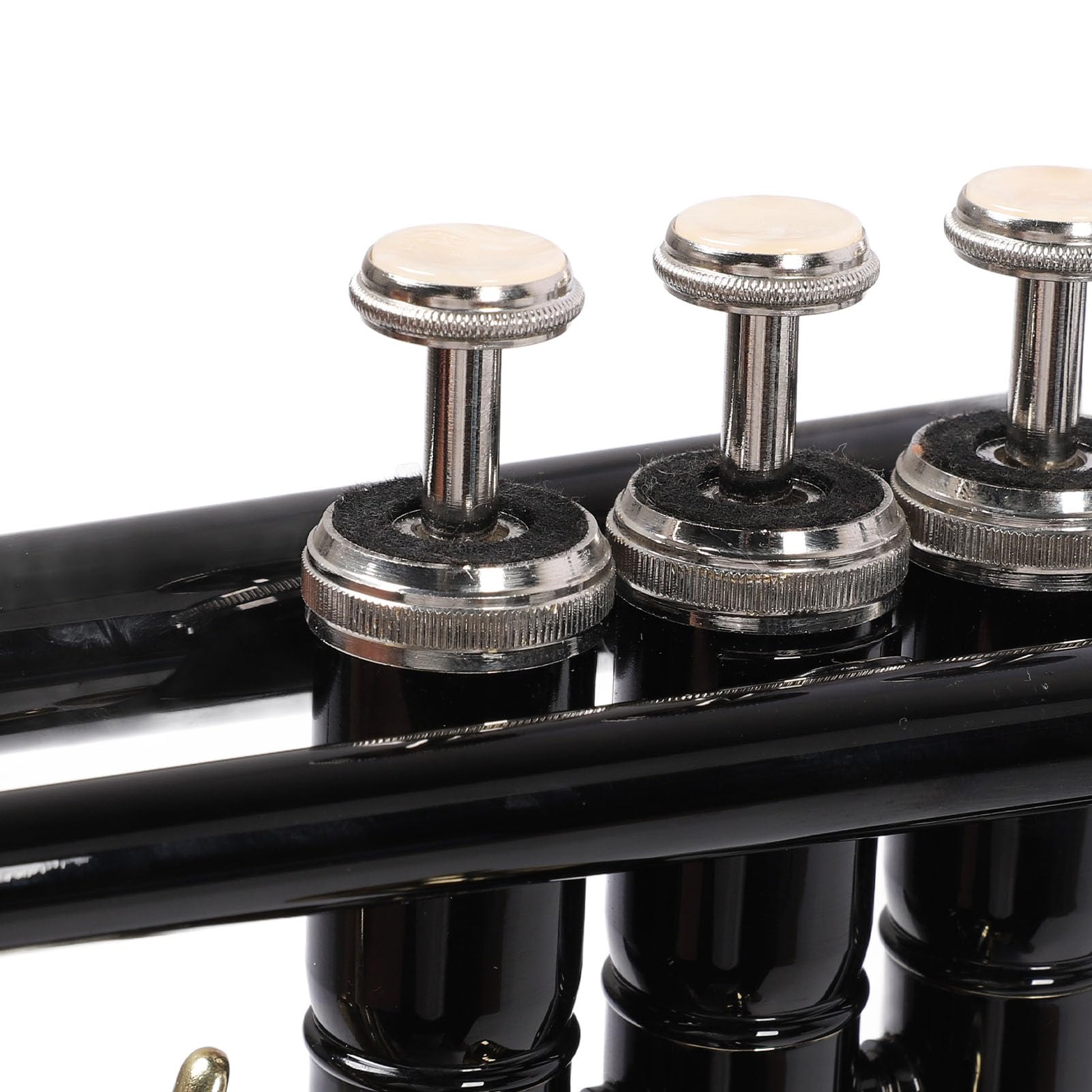 Tromba in Sib, Tromba Standard in Ottone, Set di Strumenti a Tromba per Studenti Principianti o Avanzati con Custodia, Paio di Guanti, Kit di Pulizia, Strumenti Musicali per
