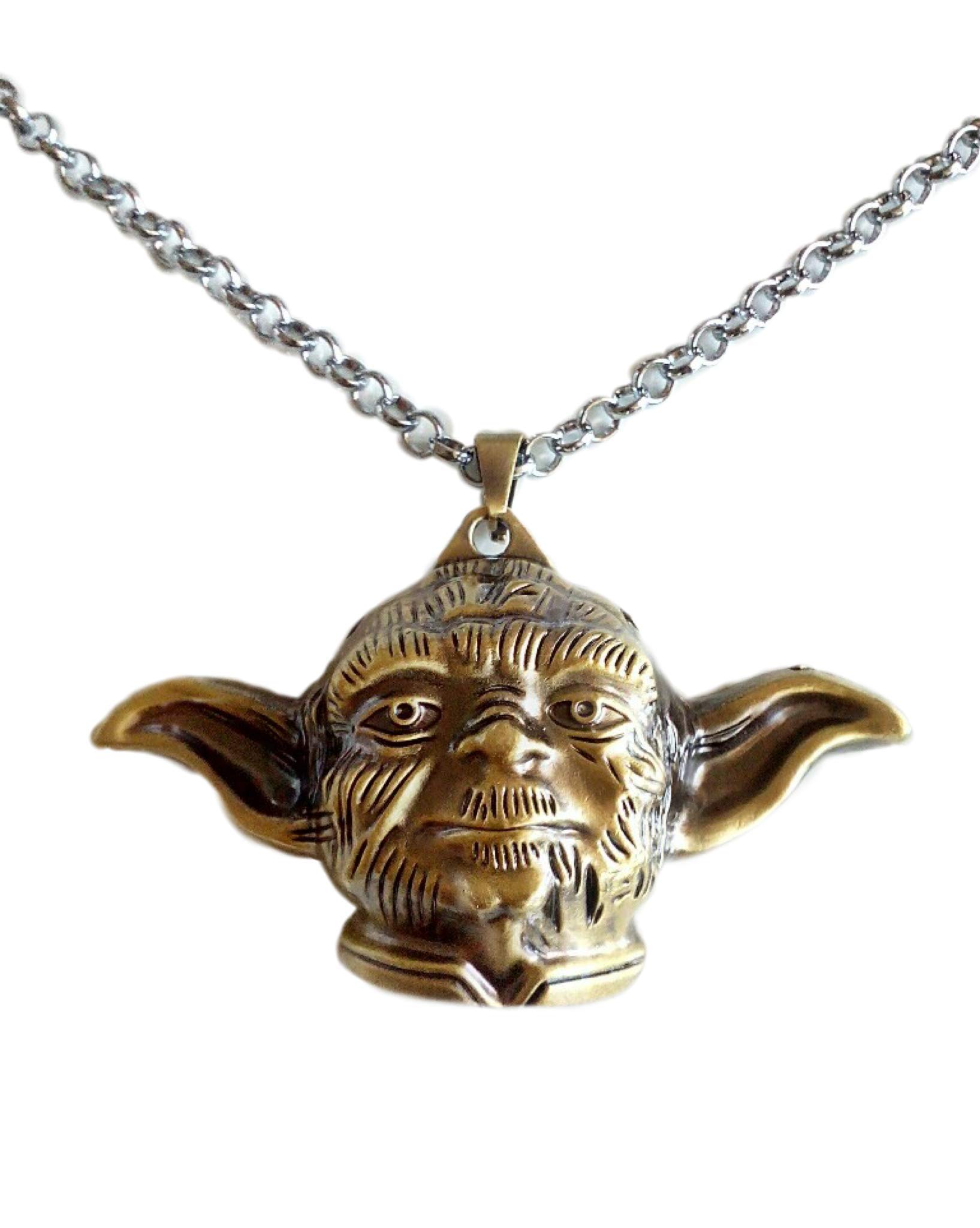 OtherBronze Master Yoda Head of Star Wars Pendant Necklace