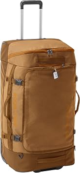 Eagle Creek Cargo Hauler XT Wheeled Duffel - Wheeled Backpack Duffel - Deployable Backpack Straps - Lockable U-Lid & Easy Access Compartment - 32" - Iron Orange