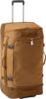 Eagle Creek Cargo Hauler XT 휠 더플 - 바퀴 달린 백팩 더플 - 배치 가능한 백팩 스트랩 - 잠글 수 있는 U-뚜껑 및 쉬운 접근 수납 공간 - 81.3cm(32인치), 아이언 오렌지, 바퀴 달린