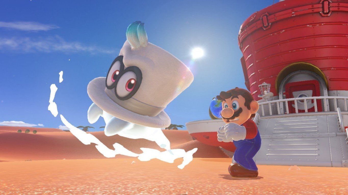 Nintendo Switch 32gb Azul/Rojo Neón + Super Mario Odyssey