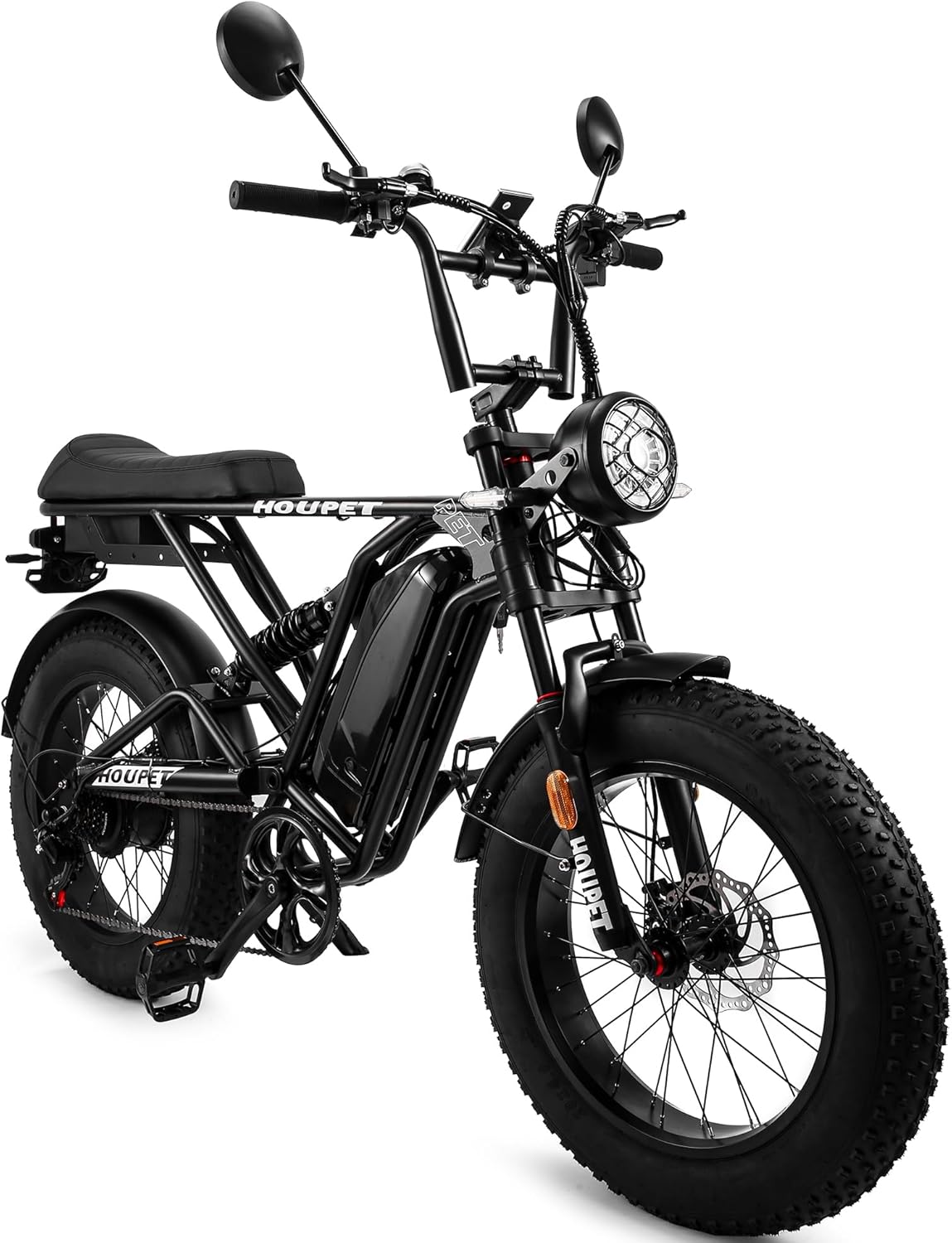 Houpet 原動機付自転車 電動バイク 20インチ 極太タイヤ ファット Houpet 原動機付自転車 電動バイク 20インチ 極太タイヤ ファット