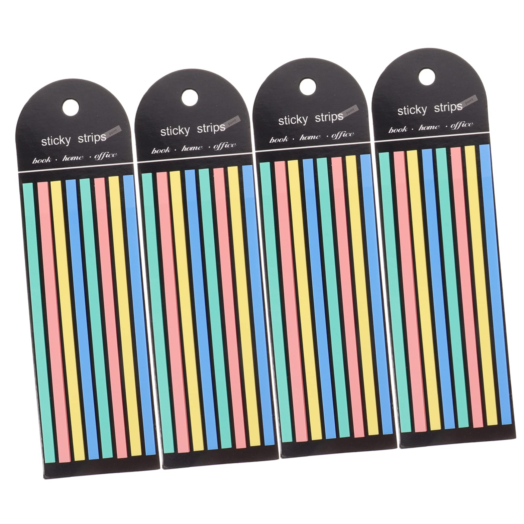 Tofficu 5piezas Tiras Resaltadoras Transparentes Portátiles Para De Marcadores De Página Fluorescentes Adhesivos y Reutilizables Para y Efectiva