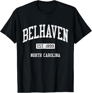 Belhaven North Carolina NC JS04 Vintage Athletic Sports T-Shirt