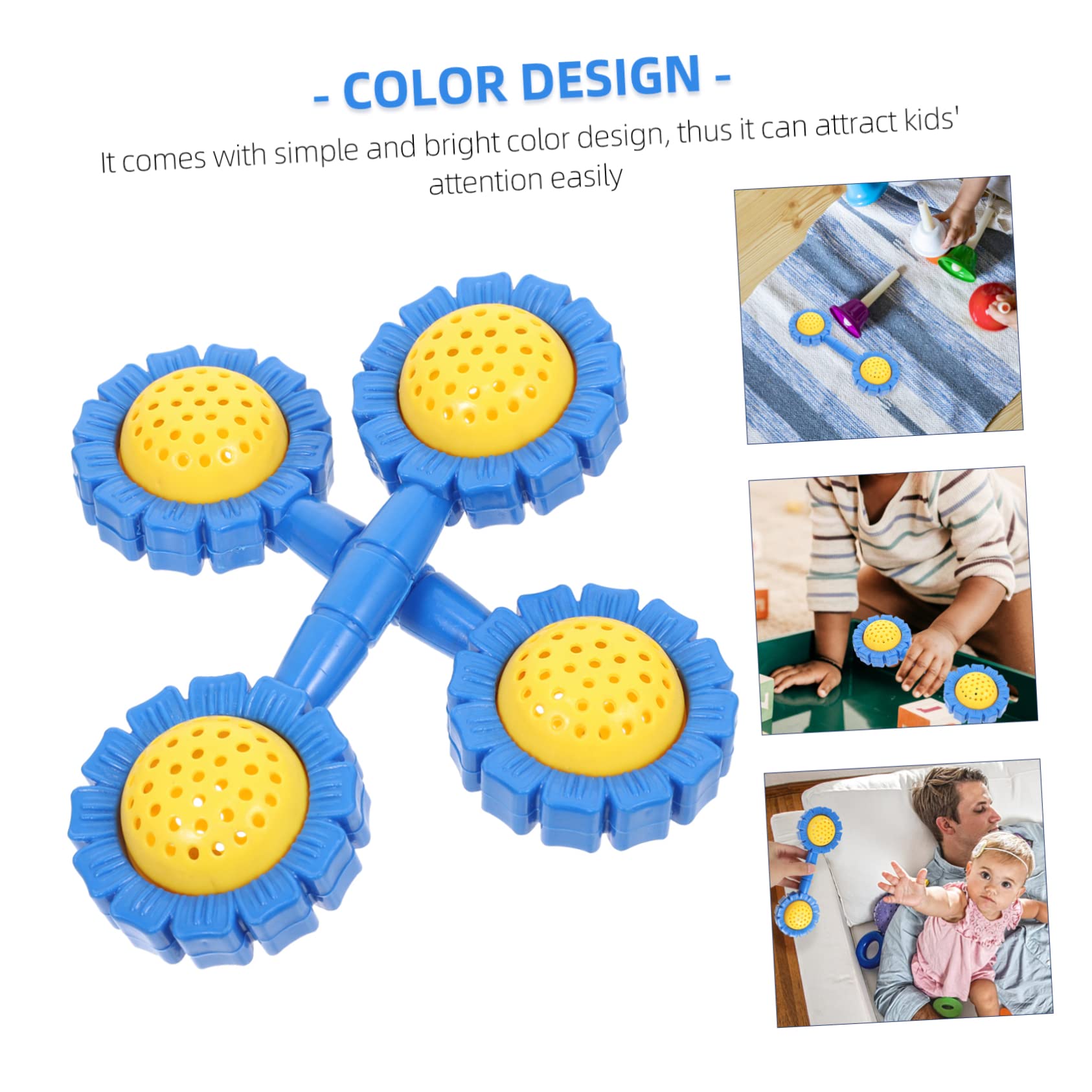 POPETPOP 2Pcs Vocal Dumbbells for Engaging Gymnastics Performance Props for School Promote Eye Hand Coordination Adorable Lightweight Design