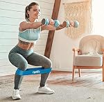 Resistance Bands Set of 5 – Exercise Bands for Strength Training, Home Workouts, Pull-Up Assistance, Full Body Fitness, Light to XX-Heavy Resistance – Flexora