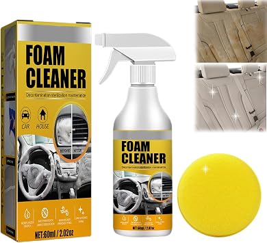 Car Interior Foam Refinisher Cleaner, All Around Master Foam Cleaner, Multifunctional Car Foam Cleaner, Foam Cleaner All Purpose, Foam Cleaner for Car 1Pc