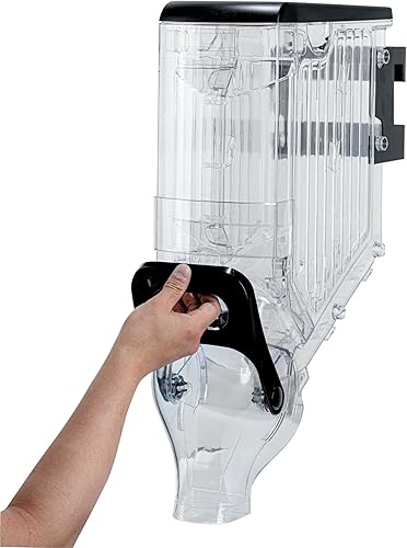 Miniatura 9 de Restaurantware -Met Lux Dispensador de alimentos secos de 3.4 galones, 1 dispensador hermético de cereales - Montaje en pared, control único, 1