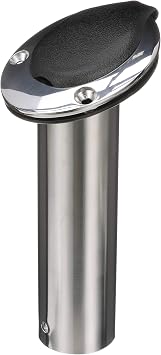 Attwood 66363-7 Stainless Steel Flush Mount 15 Degree Rod Holder (2-Inch)