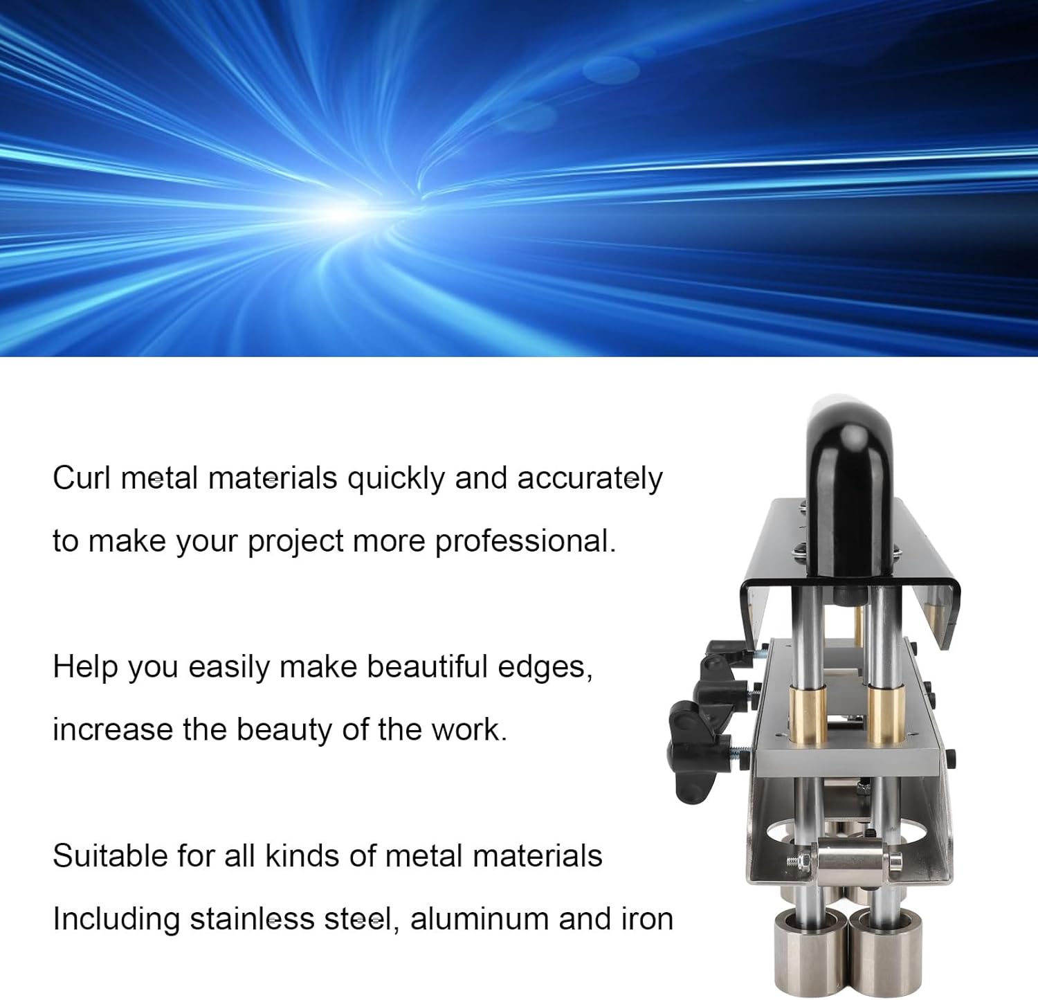 Three Station Edges Roller Bender, 3 Station Edges Roller High Speed Steel Efficient Sheet Metal Edges Roller Bender for Bending Metal Roofing Materials