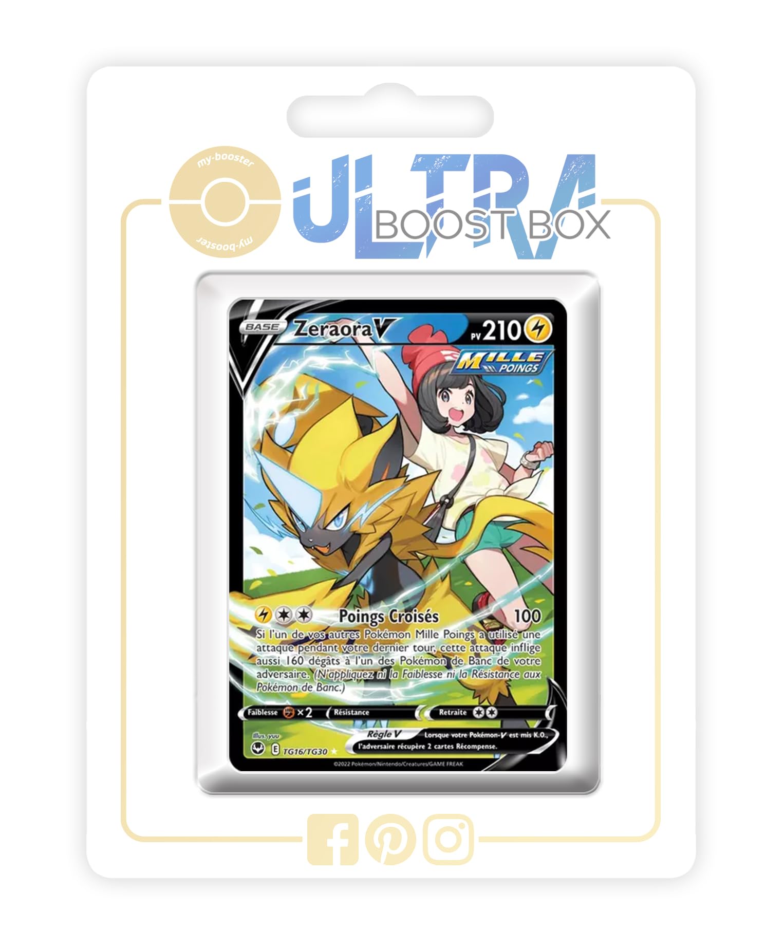 my-booster- Pokémon Company SWSH12-FR-UB-TG16, Multicolore