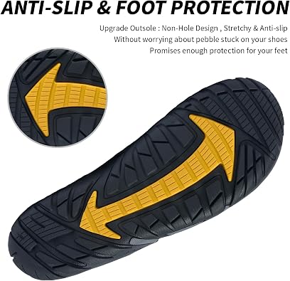 SOBASO Water Shoes Women Men Hiking Dry Aqua Beach Swim Surf Shoes for Outdoor Fish Hiking Pool