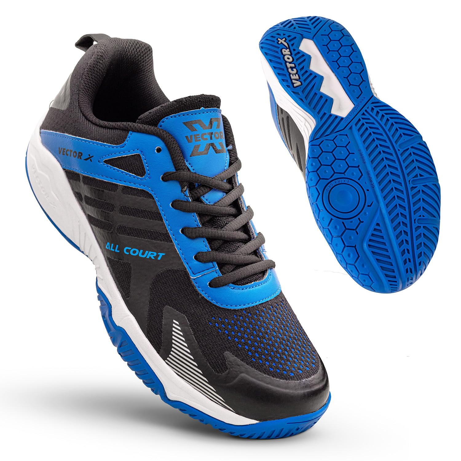 Unisex Tennis Badminton Court Shoes for Men, Women Boys|Knitted + TPU Fusing Upper, EVA Midsole, Rubber Sole|Lightweight Indoor Outdoor Sports Athletic Footwear Sneakers