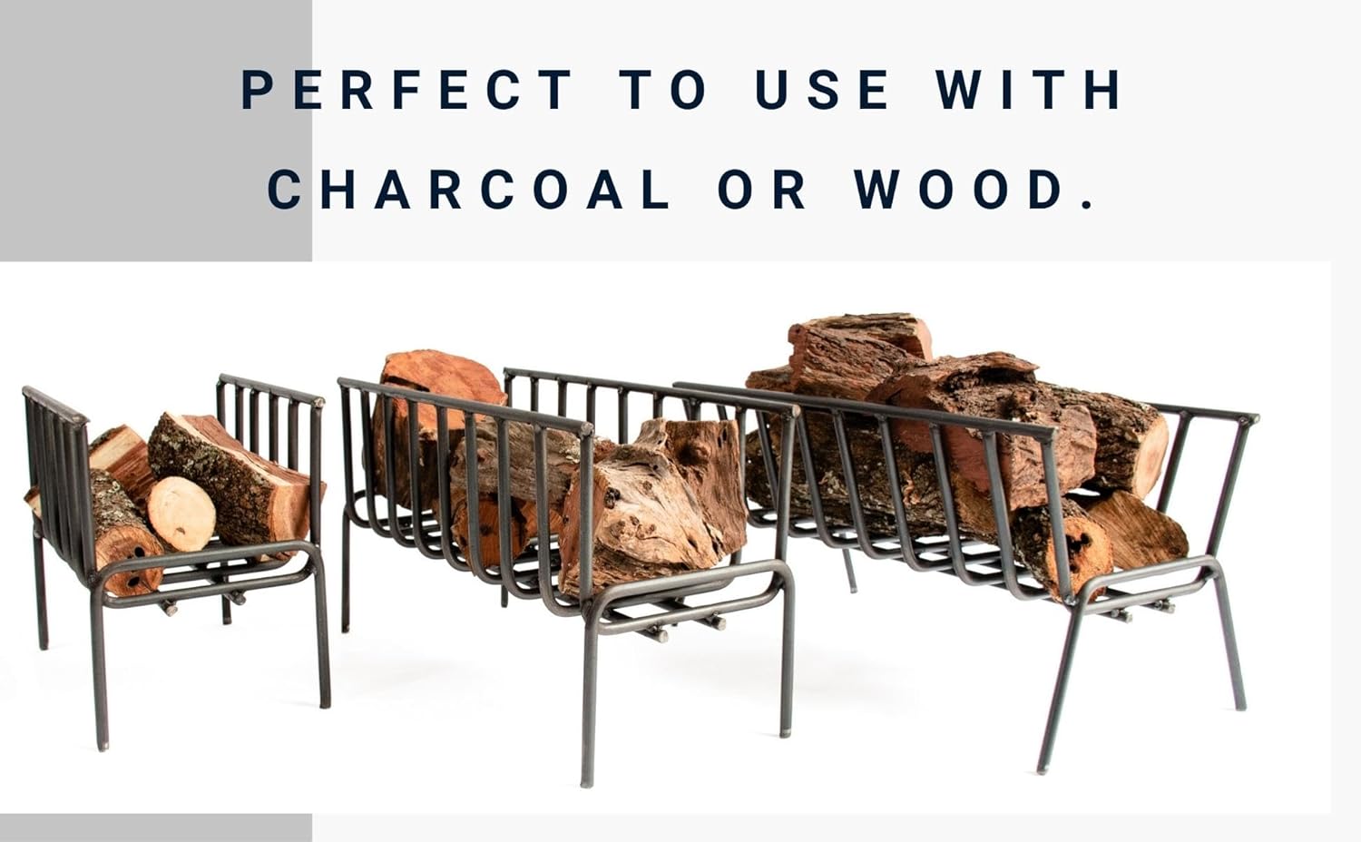 Argentine iron grill asado brasero for parrilla (Large)