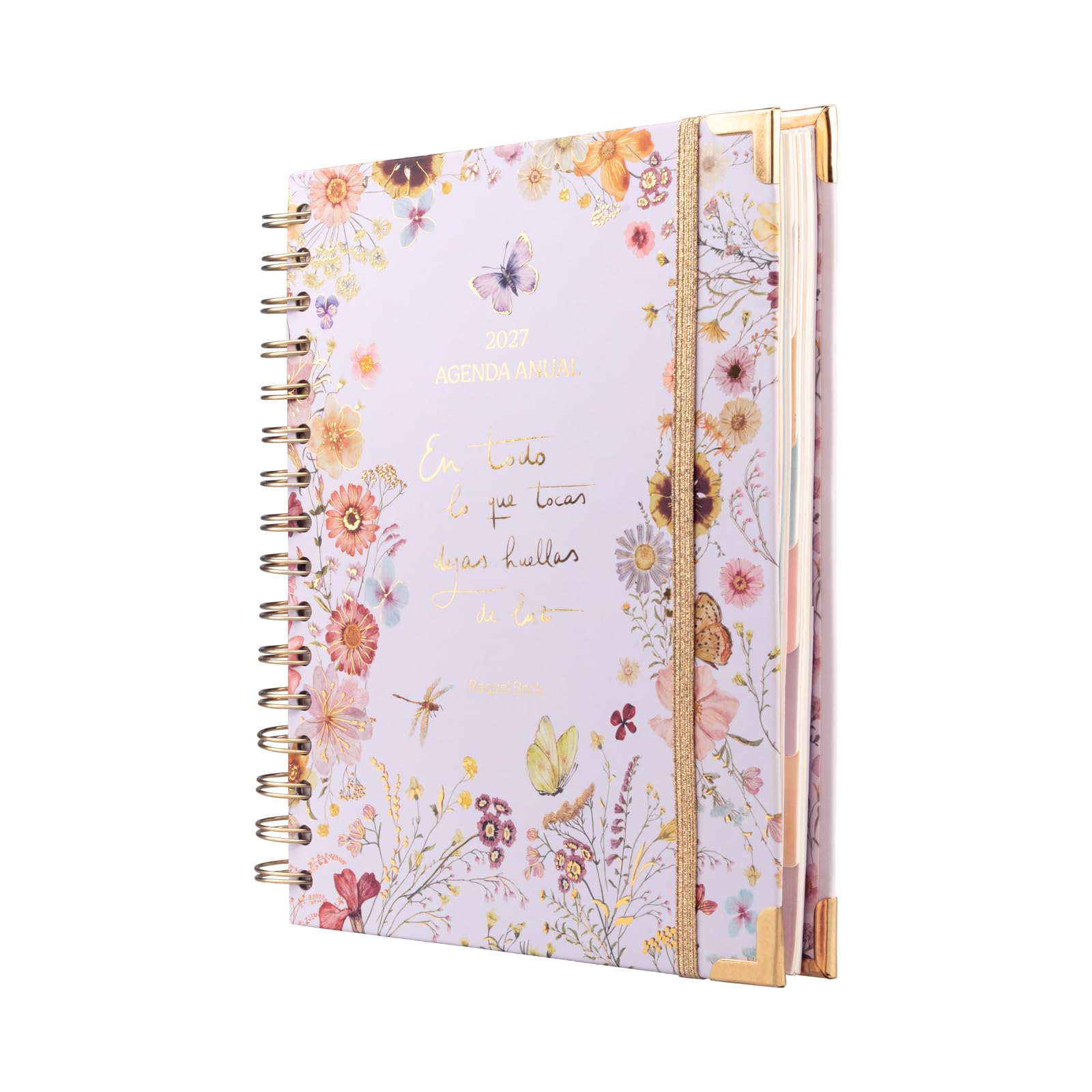 Grupo Erik Raquel Beck A5 Diary 2027 Week to View, Spanish Stationery Gifts