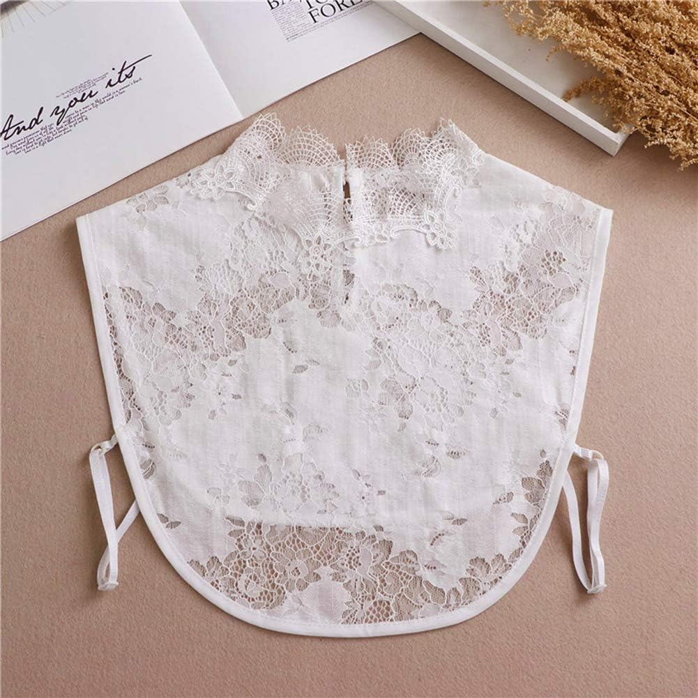 Fake Collar Detachable Dickey Collar Blouse Half Shirts Lace False Collars for Women Girls - Image 5