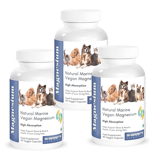 Buy Sharrets Natural Marine Magnesium Supplements for Pets/Dogs/Cats