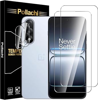 Tempered Glass for 1+Plus Nord 5 Screen Protector 2 Pack+2 Pack Camera lens protector,1+Plus Nord 5 Tempered Glass Screen Protector,9H Hardness,Anti-Scratch,No Bubbles