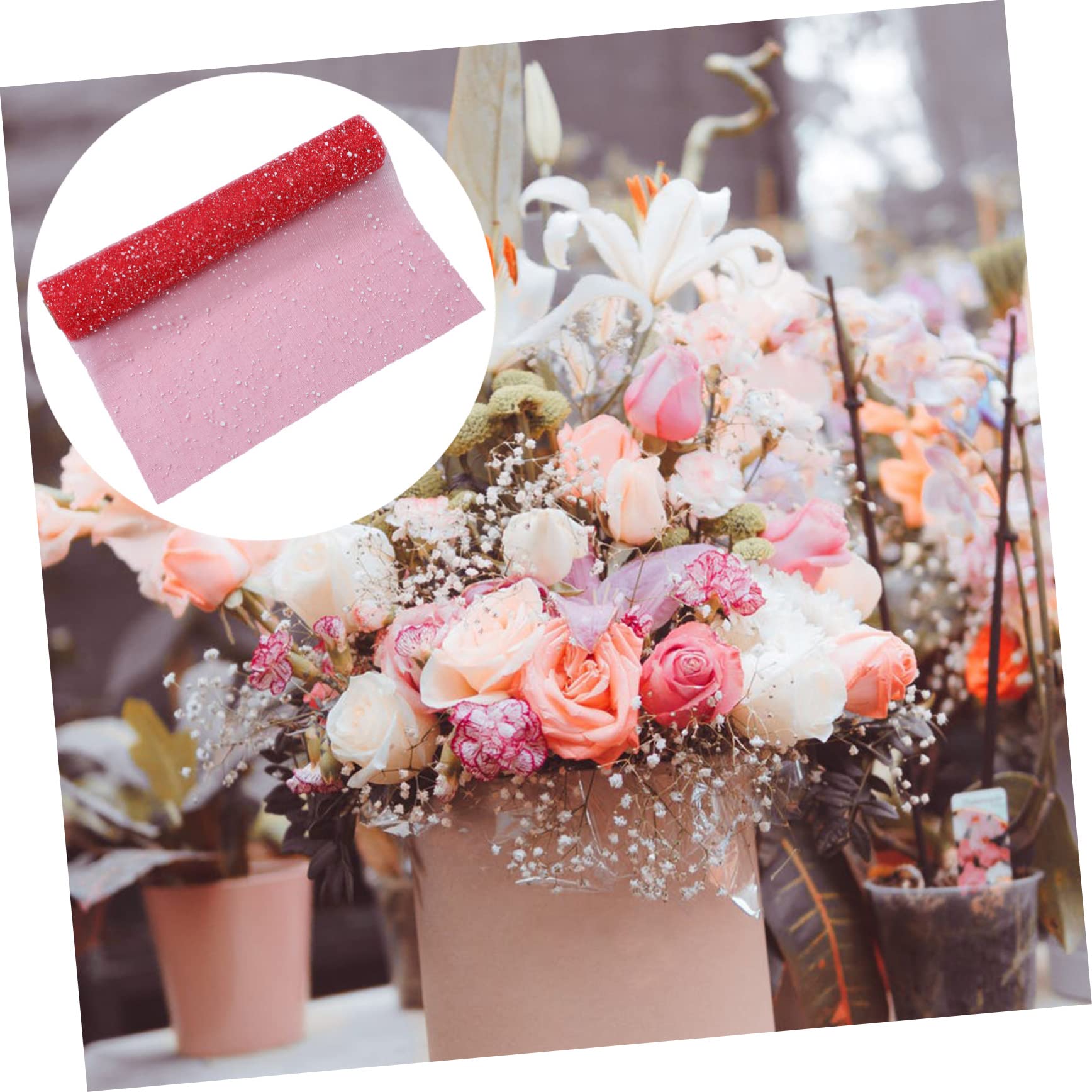 SOLUSTRE Verpackungsgaze für Floristen Verpackungsmaterial für Blumensträuße Zum Verpacken Von Partygeschenken Blumenbasteln