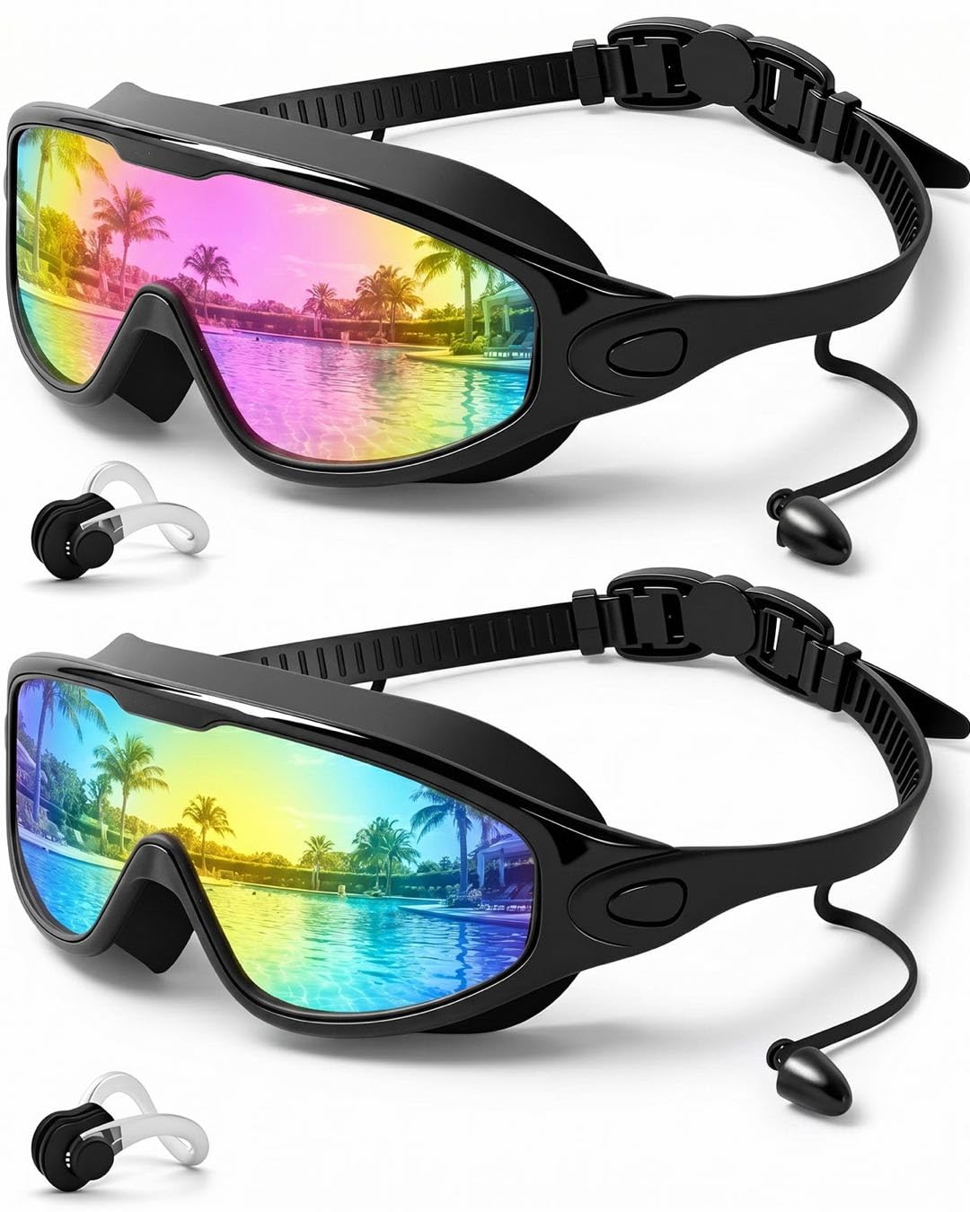 Rantizon Swim Goggles 2 Pack