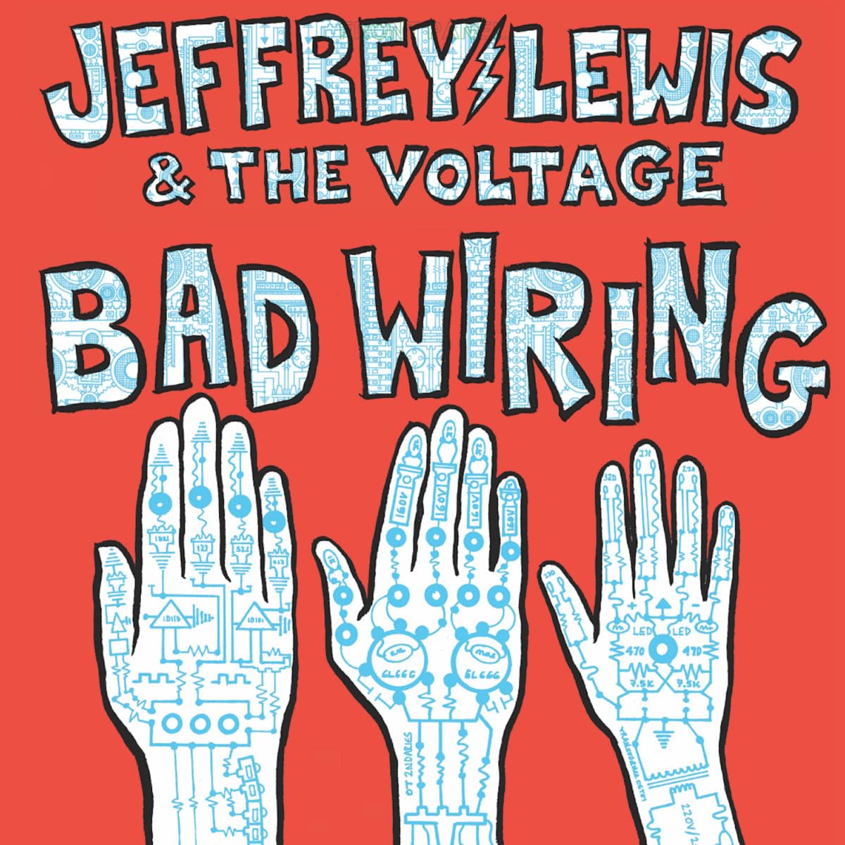 LEWIS, Jeffrey/THE VOLTAGE - Bad Wiring (reissue) - Vinyl (LP + insert)