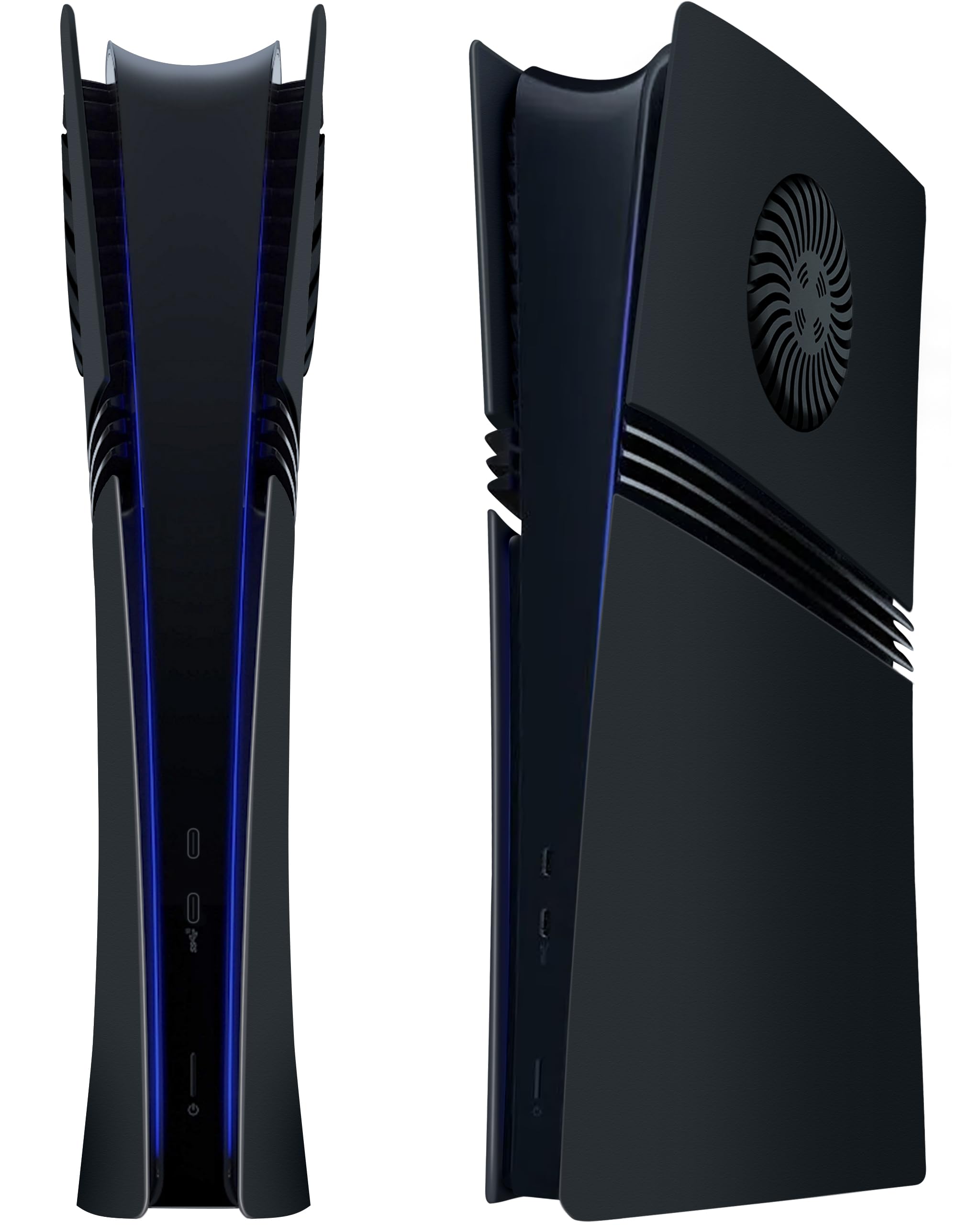 Joso Faceplate pour PS5 Pro Version numérique, boîtier de Rechange Anti-Rayures et Anti-poussière pour Console PS5, plaques pour Accessoires PS5 Pro, Installation Facile