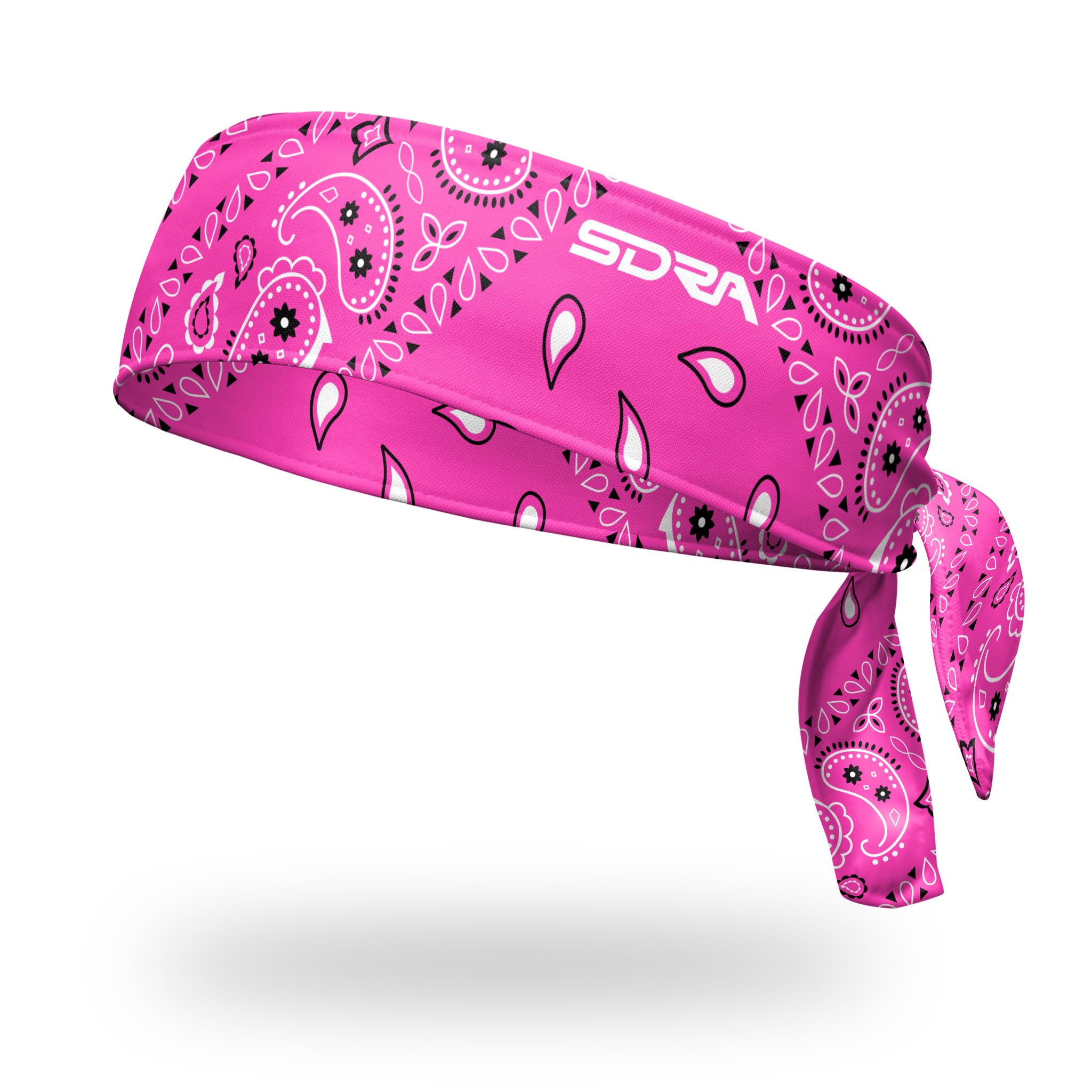 Suddora Paisley Print Bandana Headband, Multi-sport Boho Style Bandana, Non-slip Fabric, Unisex Head Accessory for Bikers