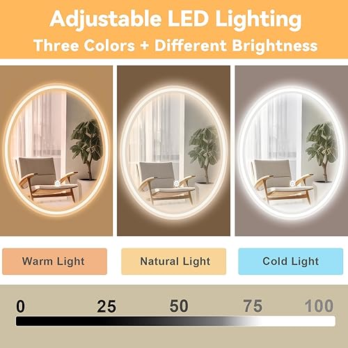 Miniatura 2 de YOURLITE Escritorio de tocador de maquillaje con luces, tocador pequeño con 4 cajones para espacios pequeños, juego de mesa de tocador con espejo de