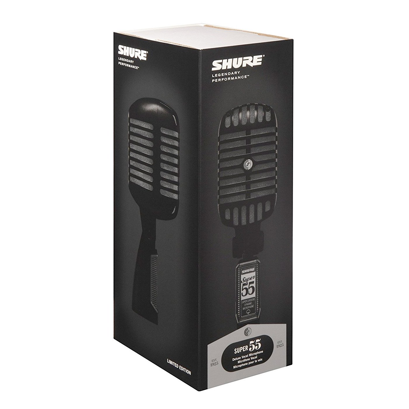 SHURE Super 55-blk Deluxe – Micrófono vocal Limited Edition Pitch