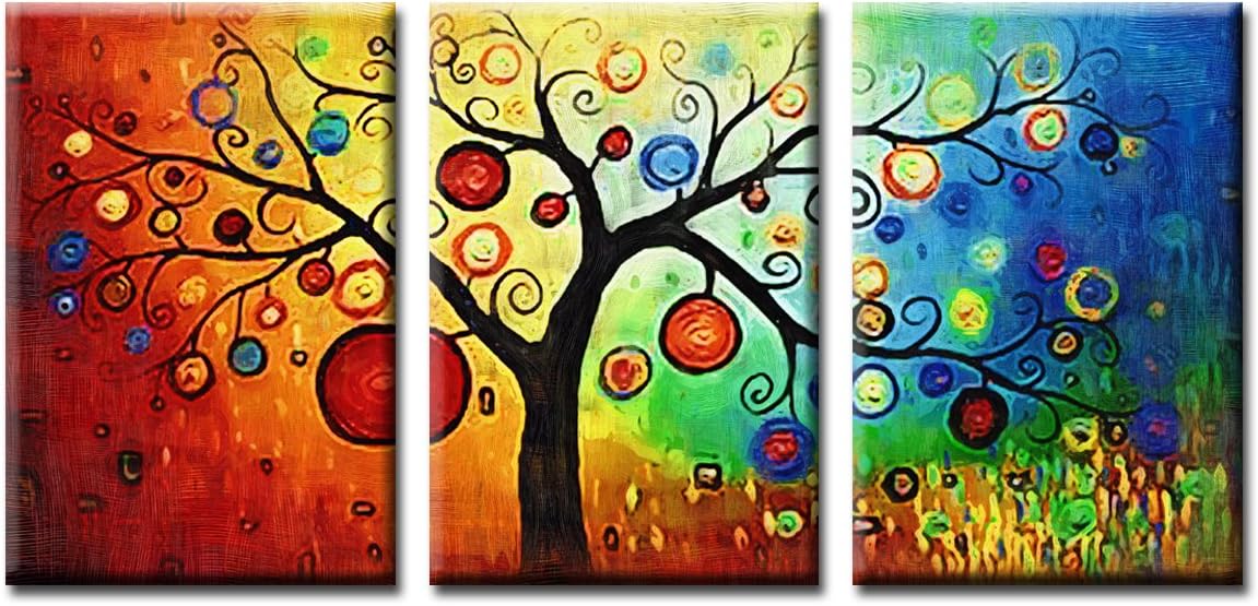other prints MODERN ABSTRACT WALL ART PAINTING ON CANVAS NEW Style ! (NO FRAME The colorful tree