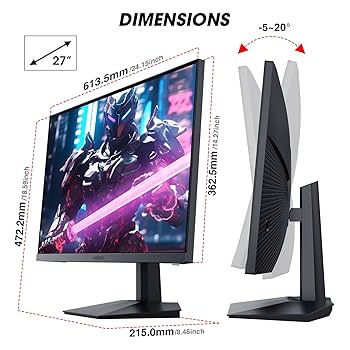 KOORUI 27インチ ゲーミングモニター 240Hz 1ms Amazon.co.jp: KOORUI ゲーミングモニター 27インチ 240Hz 1ms