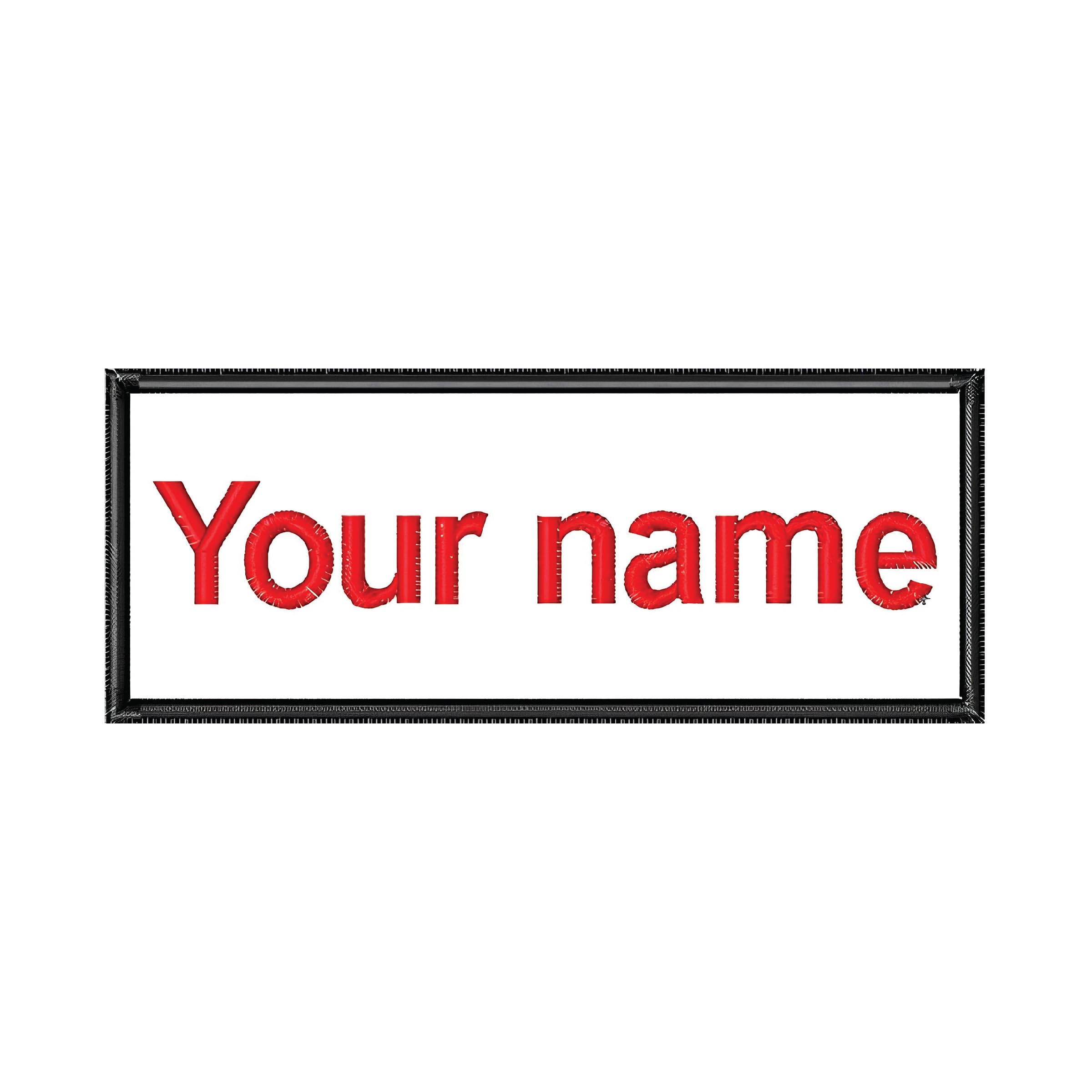 Sponsored Ad - Custom Embroidery Name Patch for Riders Jackets Bags Clothes Caps and More-Size 4 X 1.5Inch (L X H)