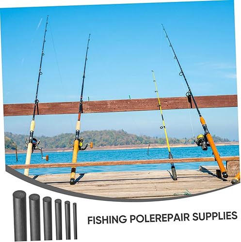 Miniatura 3 de Cañas de fibra de carbono para reparación de puntas de caña de pescar, varillas de carbono sólido para agua dulce y salada, kit de reparación de