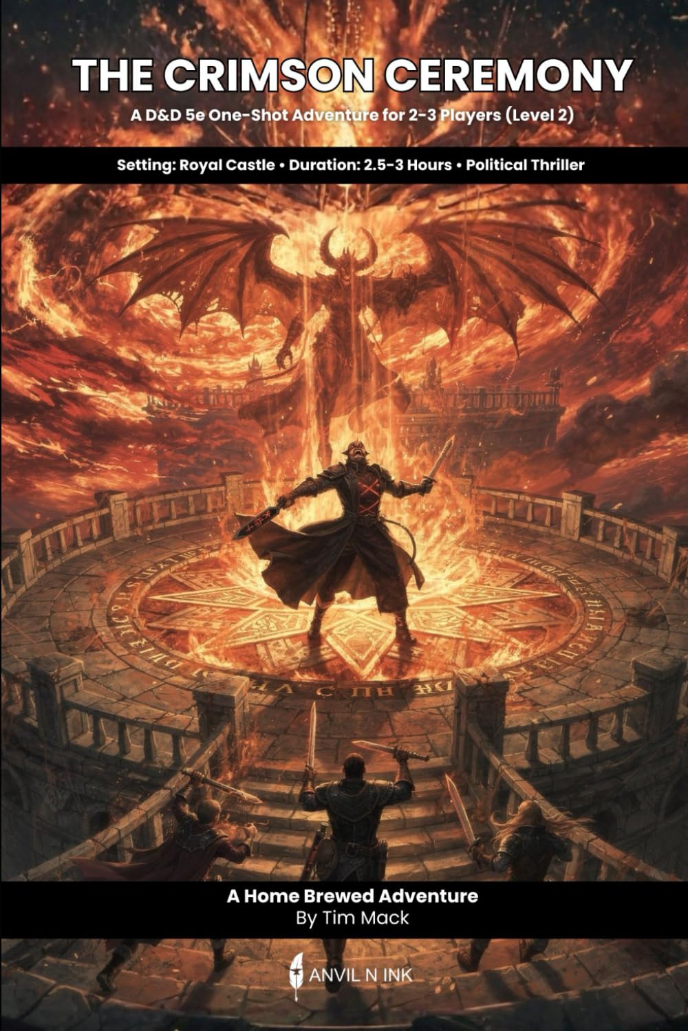 The Crimson Ceremony: A D&D 5e One-Shot Adventure for 2-3 Players - Political Thriller with Demon Summoning, Investigation & Moral Choices: 6 (The Ready Adventure Series)